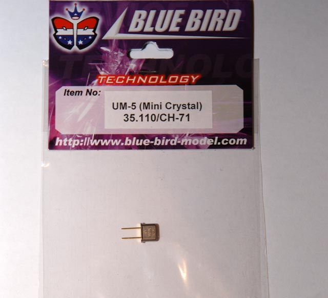 BlueBird MicroCrystal 40Mhz 40.775 - 58ch