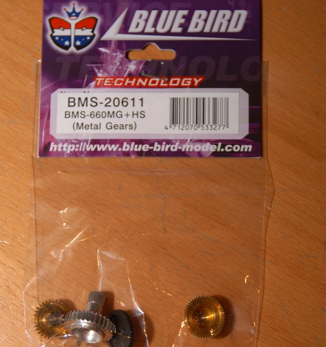 Bluebird BMS-660MG Gear Sets