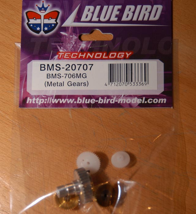 Bluebird BMS-706MG Gear Sets