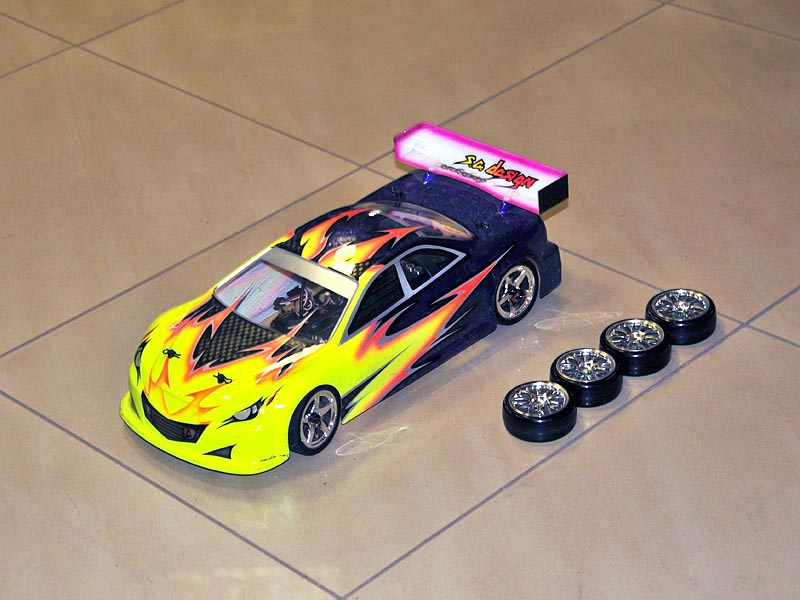 Nanda OnRoad 1:10 NRX -10 RTR DRIFT BRUSHLESS CAR YELLOW