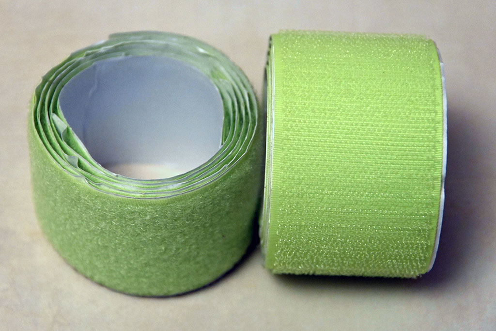 Velcro 50mm x  1meter Green New