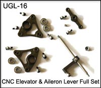 UGL16 CNC Elevators & Aileron Lever Full set