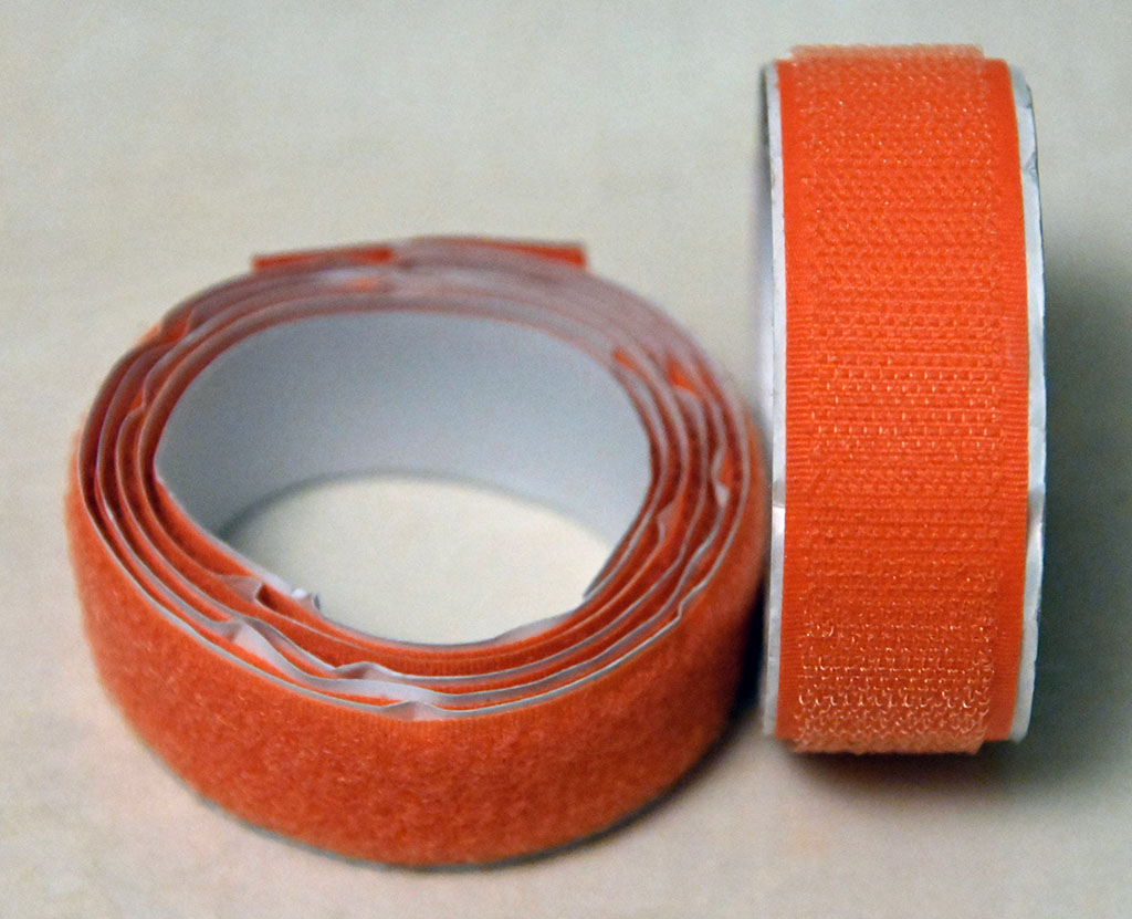 Velcro 25mm x  1meter Orange New