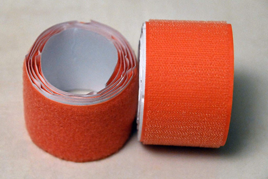 Velcro 50mm x  1meter Orange New