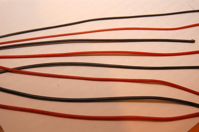 Szilikon kbel 2,3 mm 1m LC 18AWG