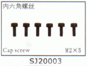 SJ20003 Cap screws for SJM400
